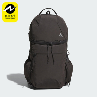 Adidas/阿迪达斯正品2025新款男女款拉链经典户外双肩背包JZ0583