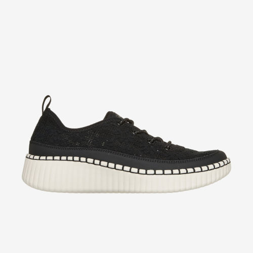 Skechers斯凯奇正品Modern Comfort女透气低帮休闲鞋159579-BLK