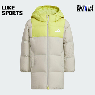 大童运动连帽拒水防风保暖羽绒服KB5126 冬季 Adidas 阿迪达斯正品
