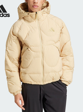 Adidas/阿迪达斯官方正品PUFFY DOWN男女款防风保暖羽绒服JG5927
