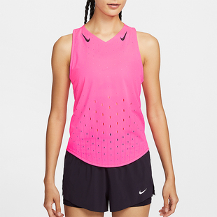 女士套头跑步训练透气网眼背心FN2505 Nike FIT Dri 645 耐克正品