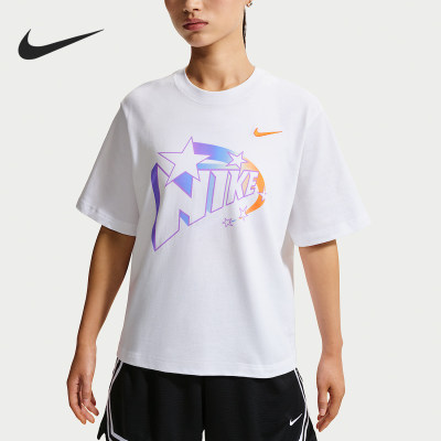 Nike/耐克正品夏季CHBL女士篮球宽松透气短袖T恤IR7010-100