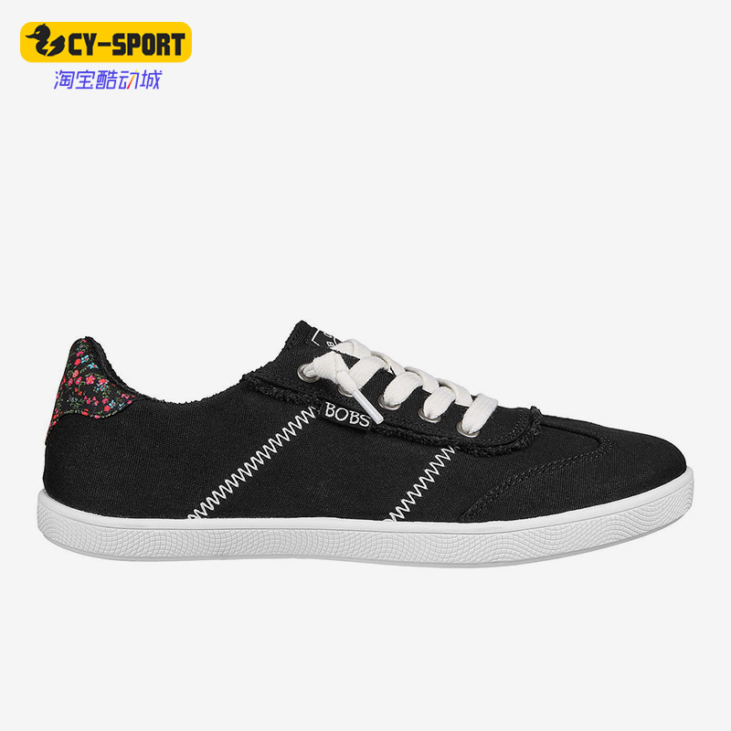 Skechers/斯凯奇正品夏新款个性帆布鞋女子低帮轻便休闲鞋 113320