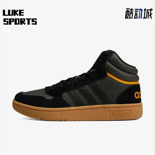 Adidas/阿迪达斯正品NEO男士系带中帮耐磨灯芯绒运动篮球鞋HP6903