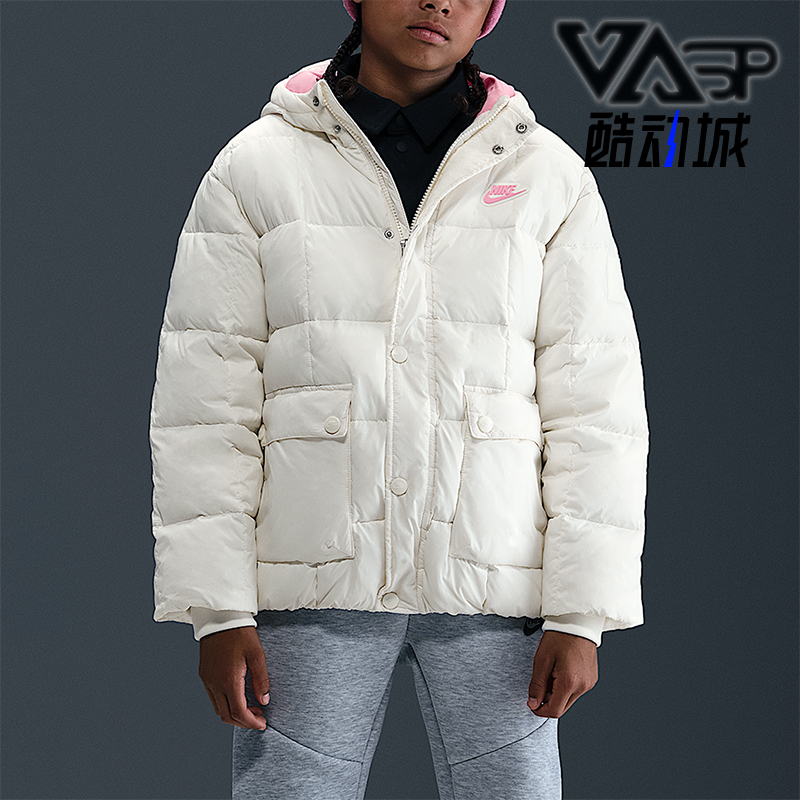 Nike/耐克正品Premium大童休闲运动简约时尚轻巧羽绒服IQ6136-133