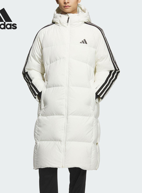 Adidas/阿迪达斯官方正品2025秋季款男士保暖长款羽绒服KC2497