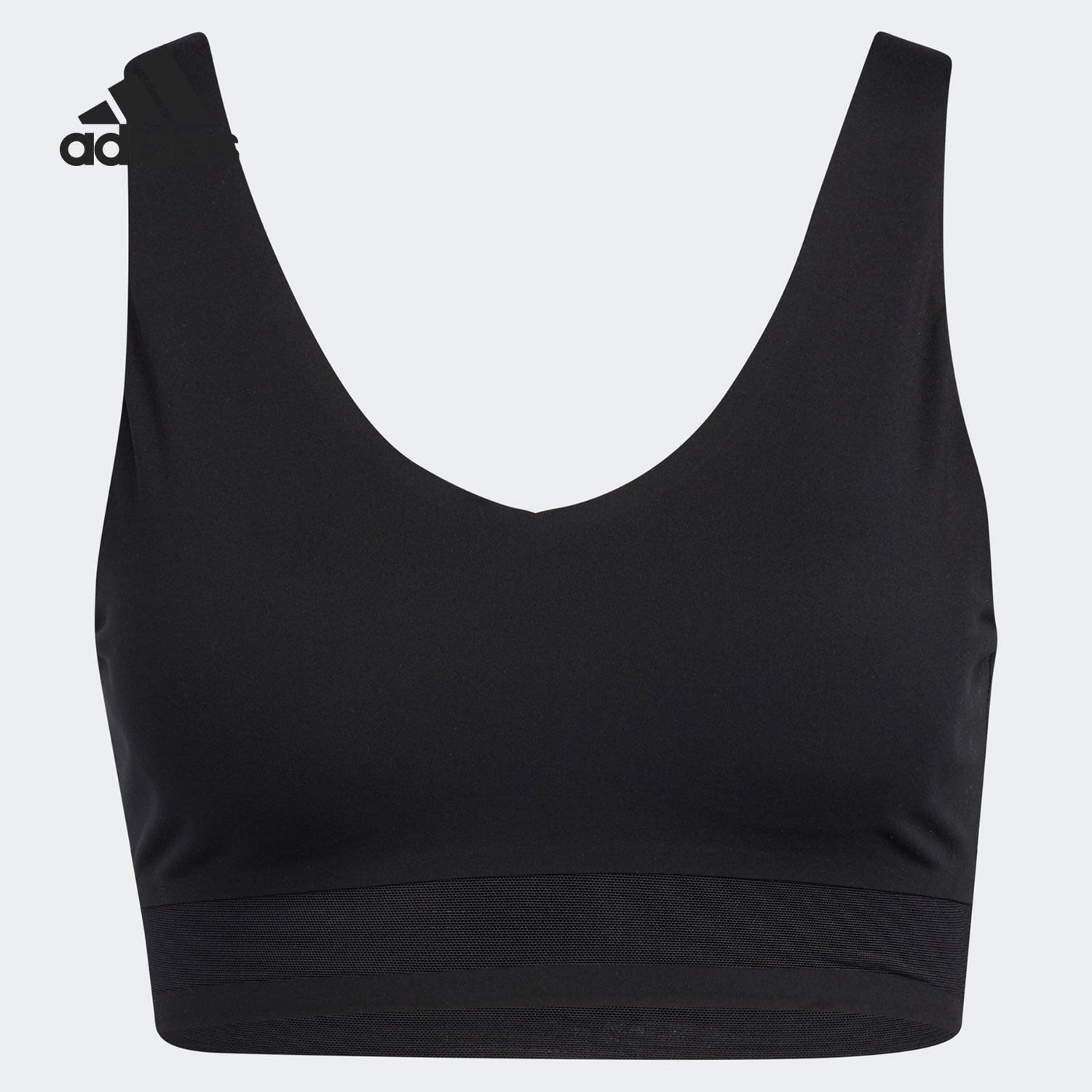 Adidas阿迪达斯正品女无钢圈背心式速干运动文胸健身内衣GL0609