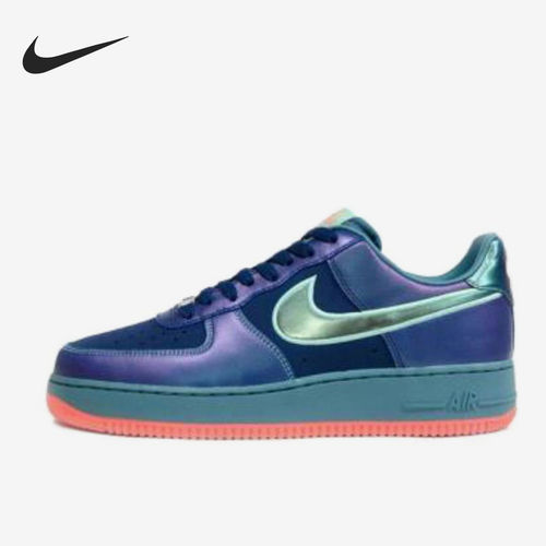 Nike耐克正品Air Force 1男减震耐磨低帮系带圆头板鞋488298-420
