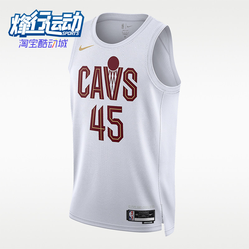 Nike/耐克正品NBASwingman新款男白酒红色经典休闲球衣DN2073-108