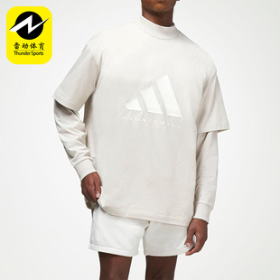 针织休闲短袖 Adidas IJ9999 男女简约宽松经典 款 阿迪达斯正品 夏季