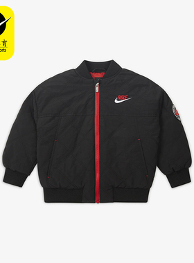 Nike/耐克正品Midweight 小童拉链保暖运动休闲羽绒服DZ9732-010
