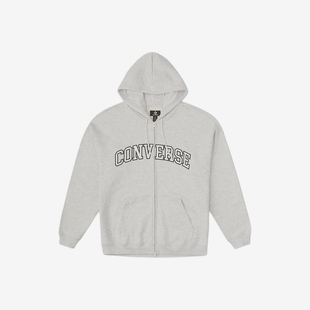 男子针织连帽夹克外套10027083 2025新款 A04 匡威正品 Converse