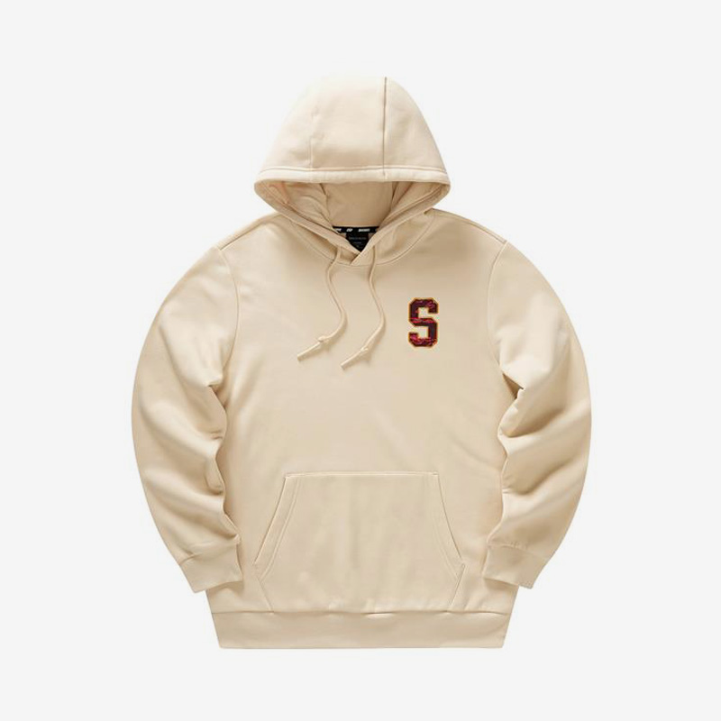 Skechers/斯凯奇正品冬季男女加绒保暖针织连帽套头卫衣