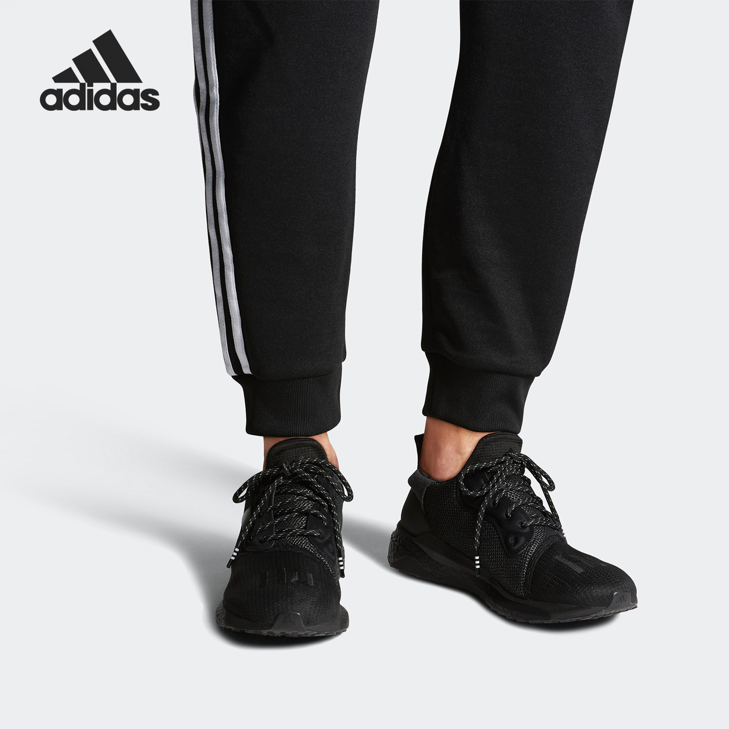 Adidas/阿迪达斯正品男子 PW Solar Hu PRD菲董联名跑鞋EG7788