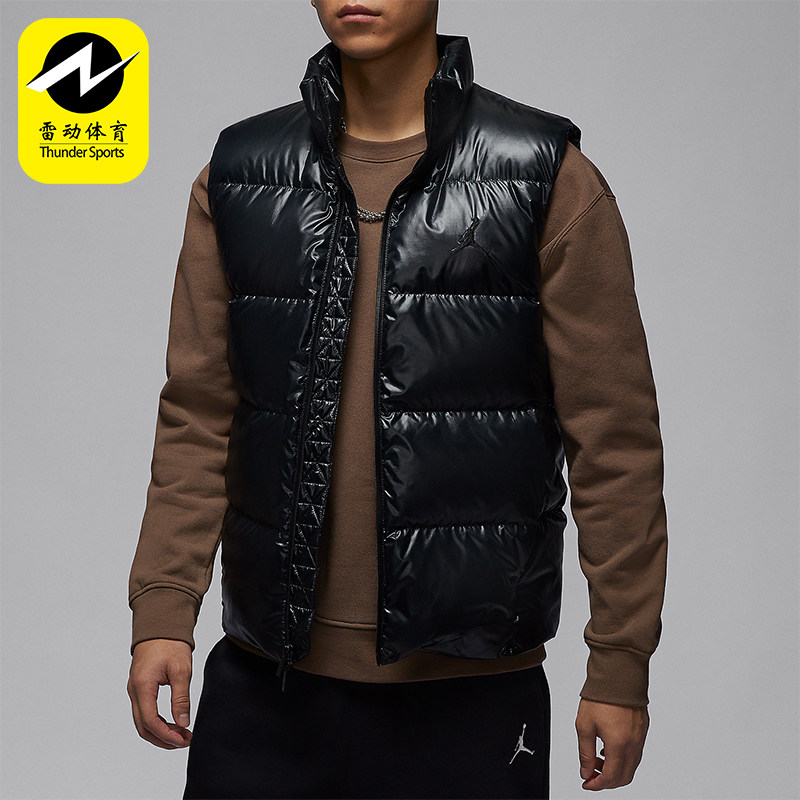 Nike/耐克正品JORDAN男士保暖立领户外羽绒马甲FV7274-010
