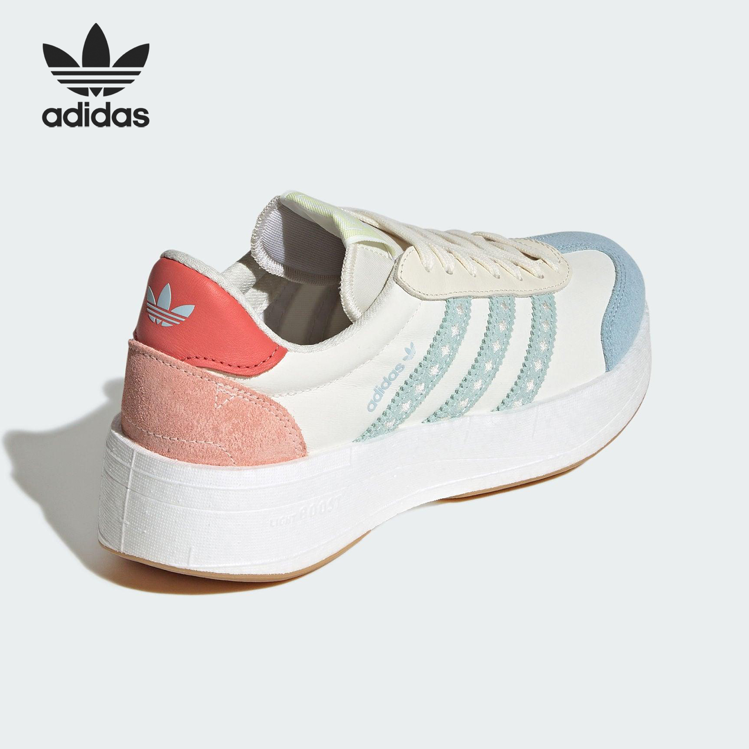 Adidas/阿迪达斯官方正品三叶草女士经典训练缓震跑步鞋JR8027