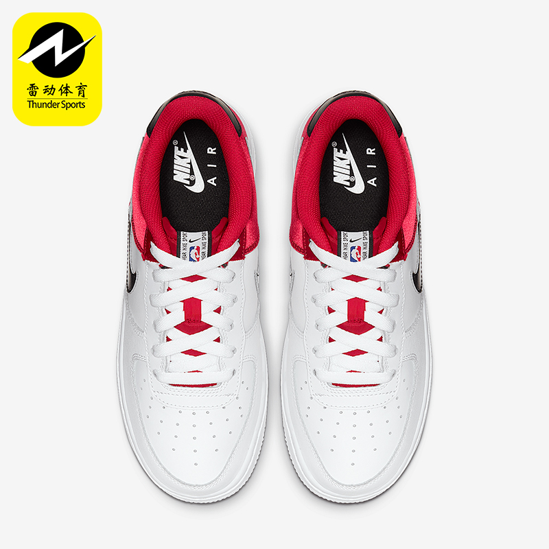 Nike/耐克正品Air Force 1 GS女子大童休闲透气板鞋CK0502-600