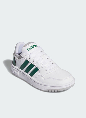 Adidas/阿迪达斯正品TENIS HOOPS儿童轻便透气休闲板鞋IG3830