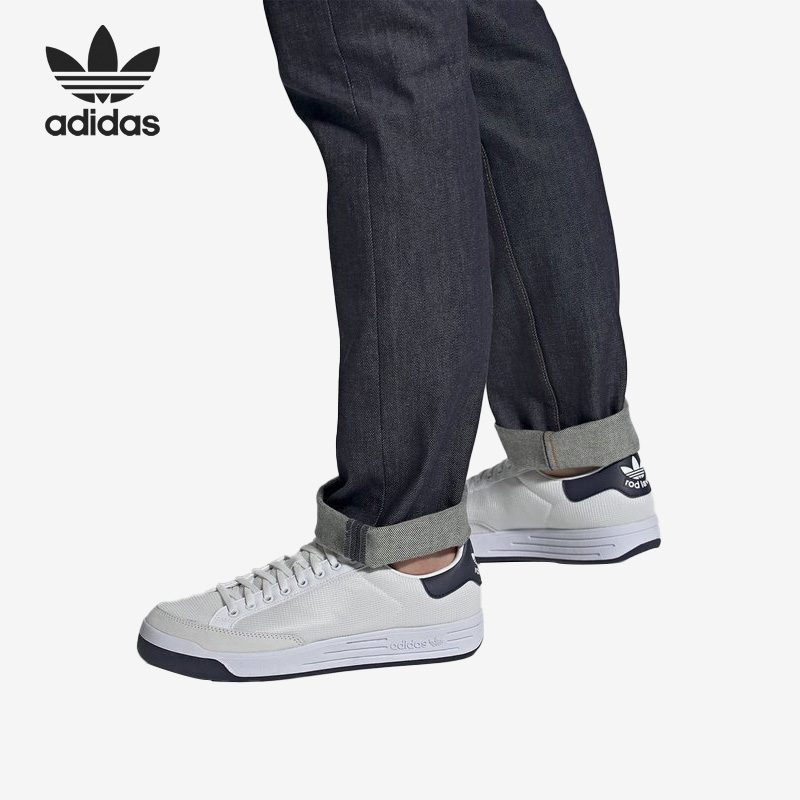 Adidas/阿迪达斯正品三叶草Rod Laver男女经典运动板鞋G99864
