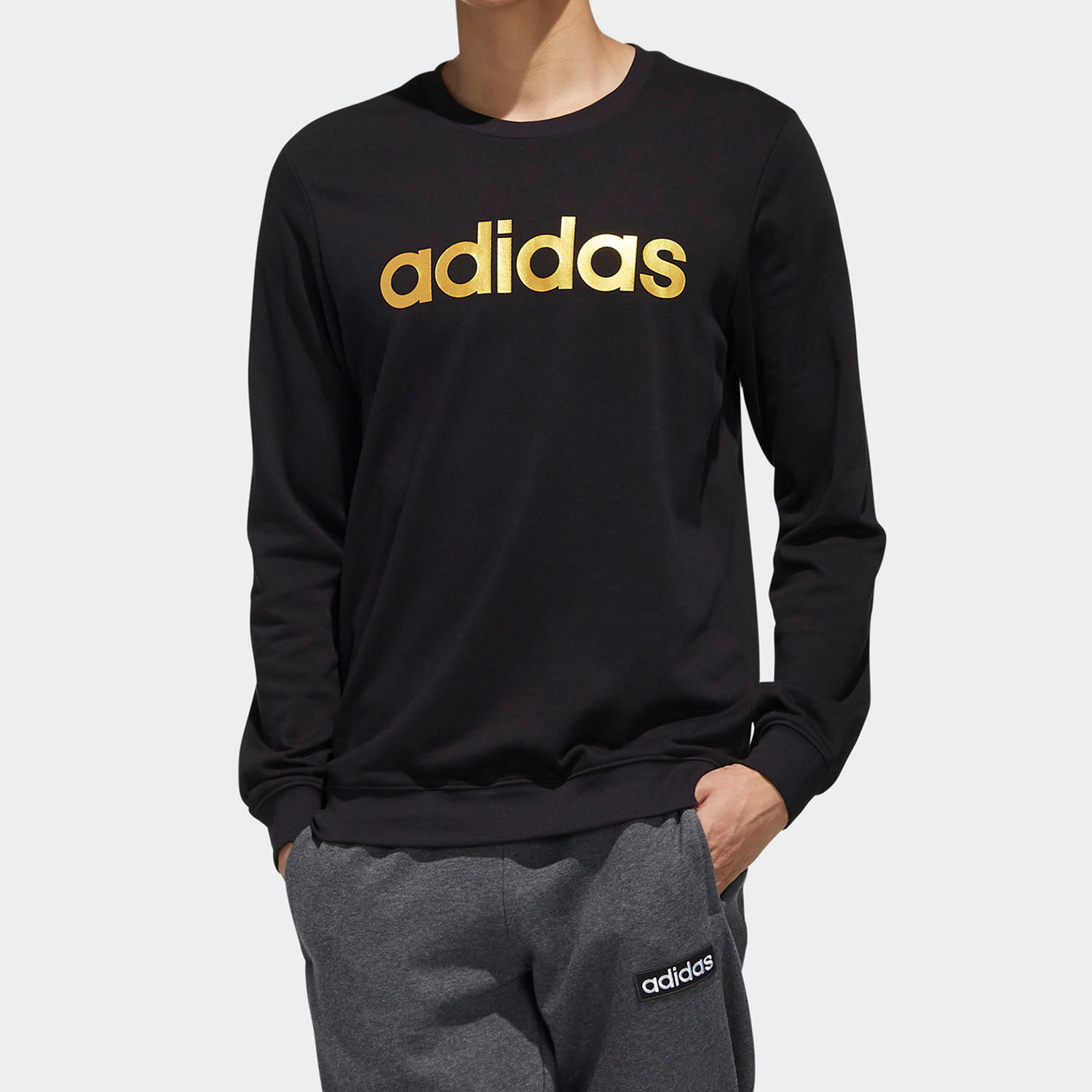 阿迪达斯男子休闲运动卫衣