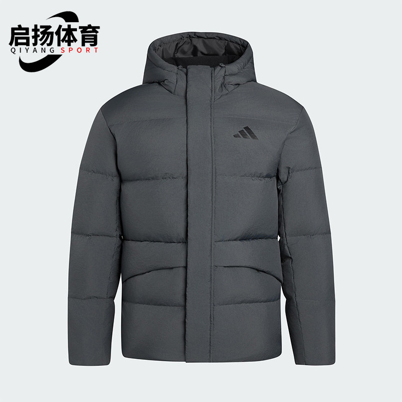 Adidas/阿迪达斯正品LINEAR男士运动保暖日常户外羽绒服KQ5522