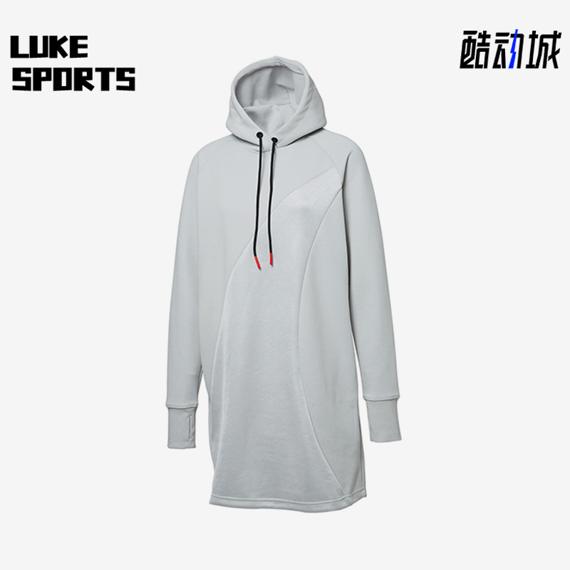 Puma/彪马正品X KARL 女士休闲连帽针织宽松长款卫衣595571-09