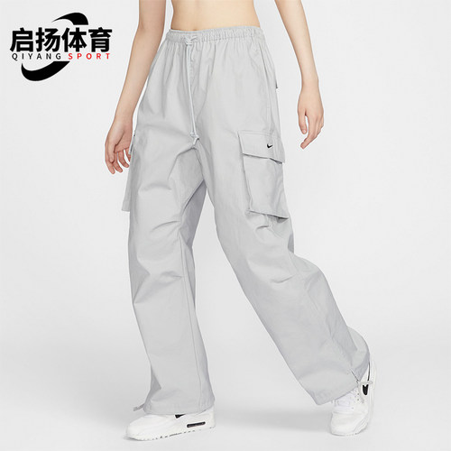 耐克女士宽松阔腿工装长裤