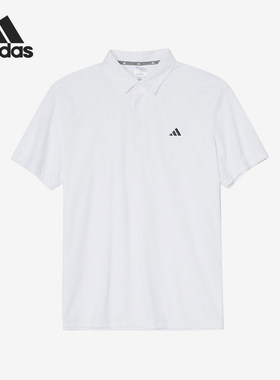 Adidas/阿迪达斯正品夏季男士翻领简约亲肤短袖POLO衫JE8289