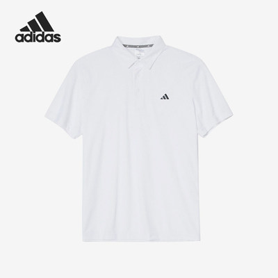 Adidas/阿迪达斯正品夏季男士翻领简约亲肤短袖POLO衫JE8289