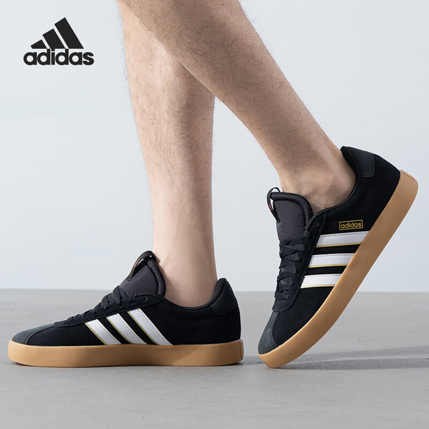 Adidas/阿迪达斯官方正品VL COURT 3.0男女款低帮复古板鞋IH4789