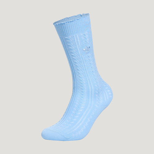 Adidas/阿迪达斯正品三叶草女士日常针织高筒袜一双装KX0548