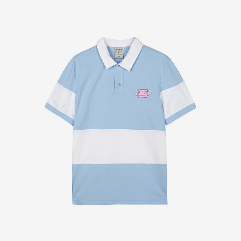 Skechers/斯凯奇正品新款男子运动休闲翻领透气POLO衫,运动服/休闲服装,运动POLO衫,淘宝优惠券,粉丝福利购,淘宝优惠卷