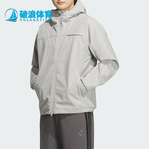 Adidas/阿迪达斯正品SL WARM JKT男士连帽运动休闲抓绒外套KG5179