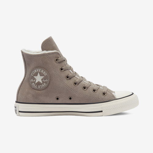Converse匡威正品运动女子翻毛皮加绒保暖高帮休闲板鞋569397C