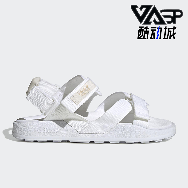 Adidas/阿迪达斯正品三叶草女士时尚简约运动休闲凉鞋HQ4242