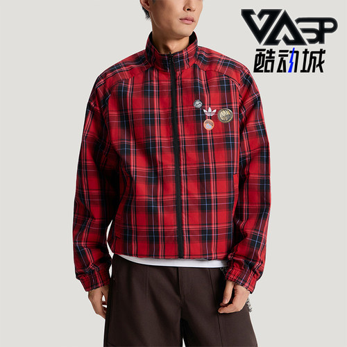 Adidas/阿迪达斯正品三叶草男士透气休闲双面穿运动夹克KT6368