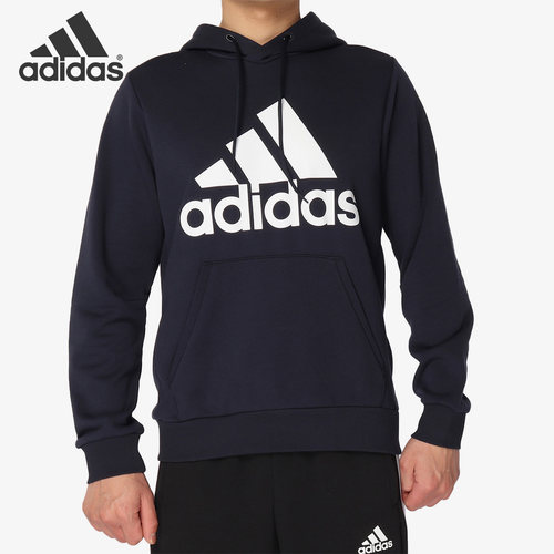 Adidas/阿迪达斯正品MH BOS PO FT男子休闲卫衣套头衫 DT9943