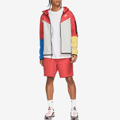 Nike耐克正品Hoodies男连帽拉链撞色运动卫衣/套头衫CU4489-605