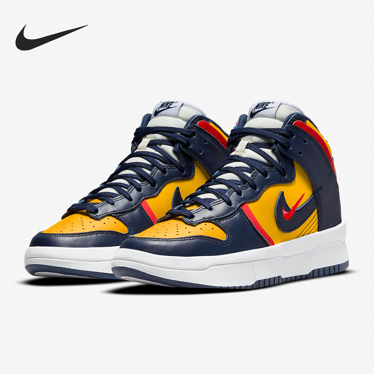 Nike/耐克正品女士合成革人造革休闲防滑高帮板鞋DH3718-701