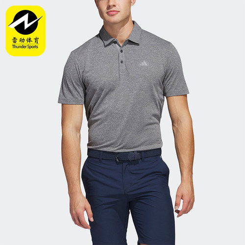 Adidas/阿迪达斯正品夏季男士透气印花运动休闲翻领POLO衫IA5449