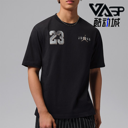 Nike/耐克正品Jordan Brooklyn男士印花舒适短袖T恤IF3128-010