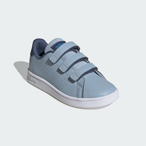 Adidas/阿迪达斯正品ADVANTAGE小童魔术贴经典透气运动鞋ID5292