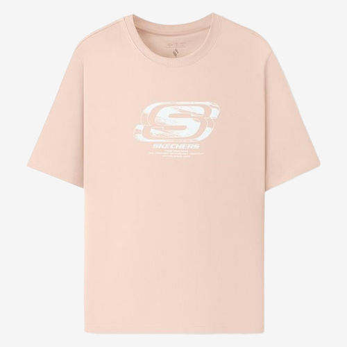 Skechers斯凯奇正品儿童款舒适百搭潮流时尚短袖T恤L225U153-05KE