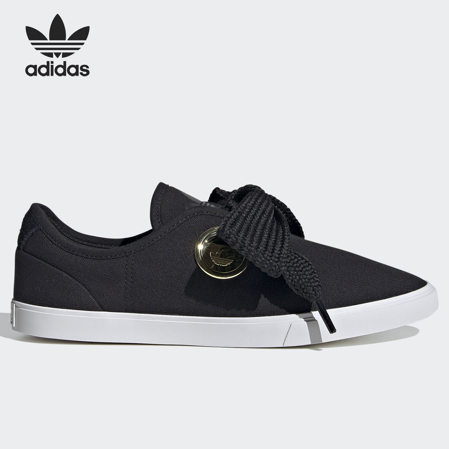 Adidas/阿迪达斯官方正品 SLEEK 三叶草女子舒适休闲板鞋 FV0741