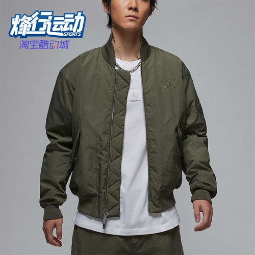 耐克男士复古拉链夹克外套