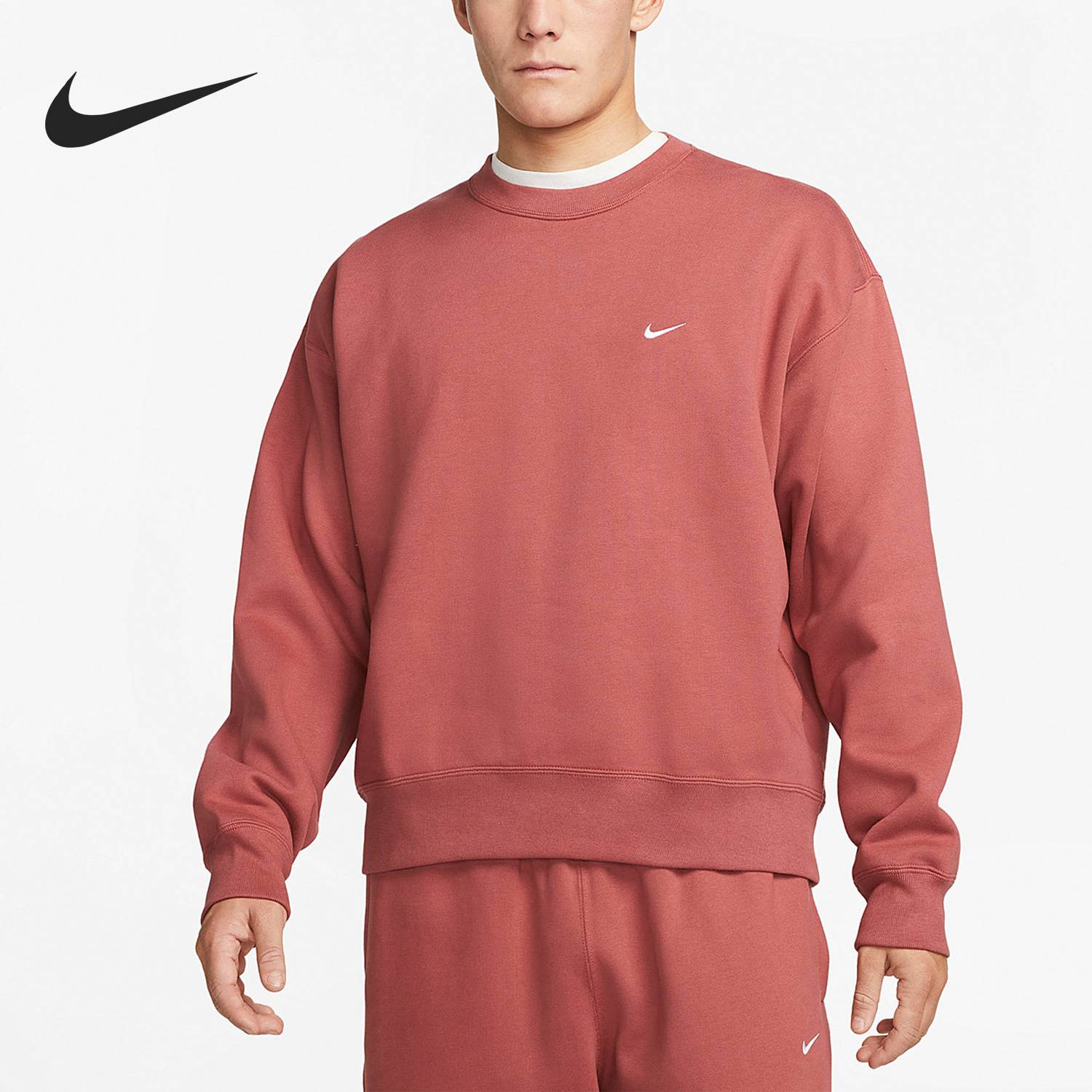 Nike/耐克正品当季新款男子圆领针织休闲卫衣DA0318-691