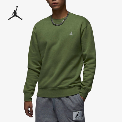 Nike/耐克正品JORDAN男士保暖刺绣针织休闲卫衣FJ7777-340