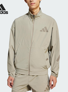 Adidas/阿迪达斯官方正品新款男士立领梭织训练运动夹克JN9028