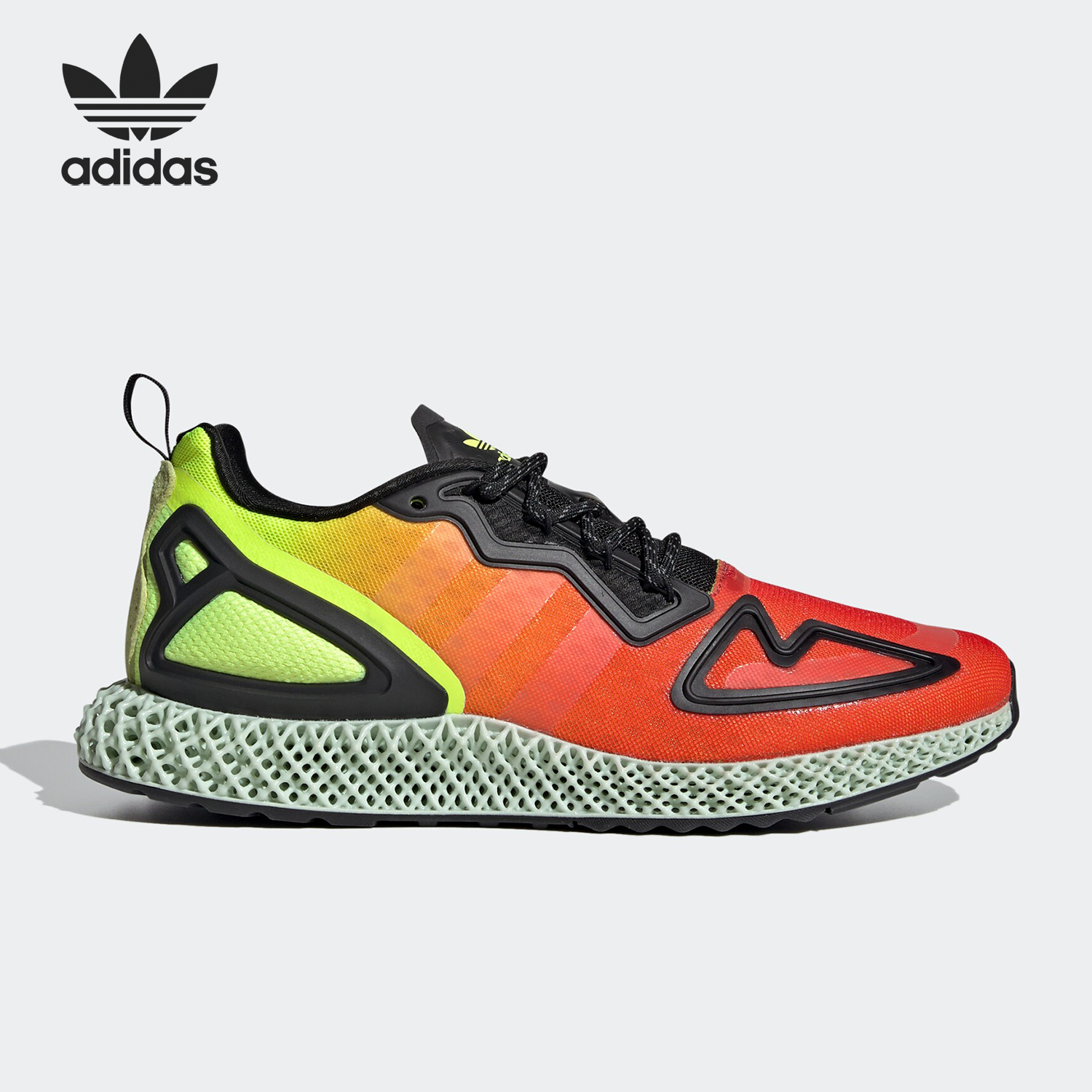 Adidas/阿迪达斯正品三叶草 ZX 2K 4D男女运动休闲跑步鞋 FV9028