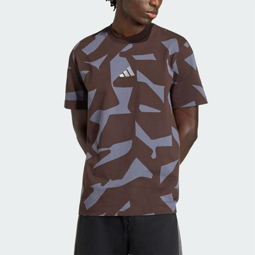 Adidas/阿迪达斯正品AMG CAMO T-SHIRT男士经典复古短袖T恤KQ8353